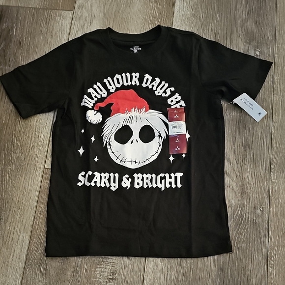 Disney's " Tim Burton's-T Nightmare Before Christmas"  'Scary & Bright' T-Shirt - Picture 1 of 5
